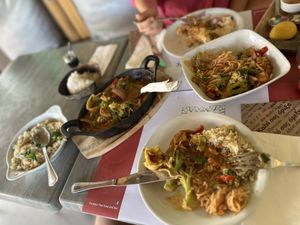   at Paradox Thai Food and Bar in Santorini