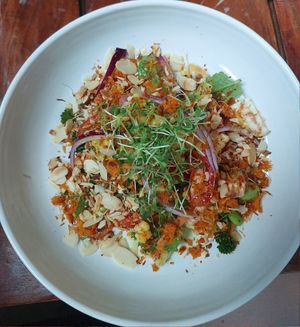 Salad at Bali Bowls in Canggu