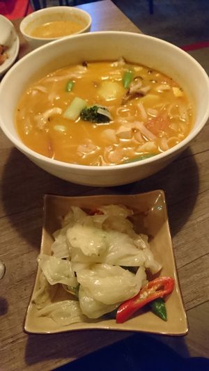 Delicious Thai TomYum Noodle Soup  at The Green Room in Taipei