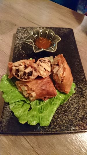 Thai Crispy Spring Rolls - small at The Green Room in Taipei