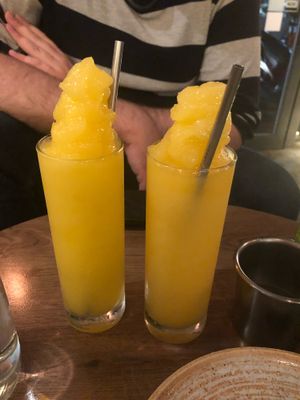 Mango smoothies  at The Green Room in Taipei