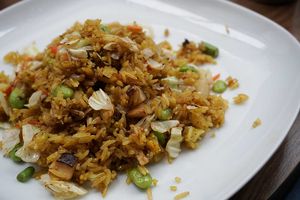 The Green Room Singaporean fried rice at The Green Room in Taipei