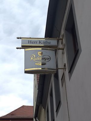 Schild at Herr Käthe in Torgau