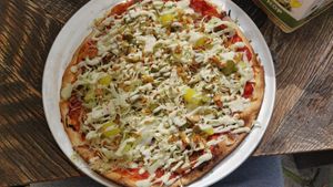 Dirty vegan pizza at Otomat in Antwerpen