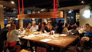 Restaurant interior at Otomat in Antwerpen