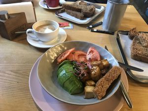 Breakfast  at Druzi in Lviv