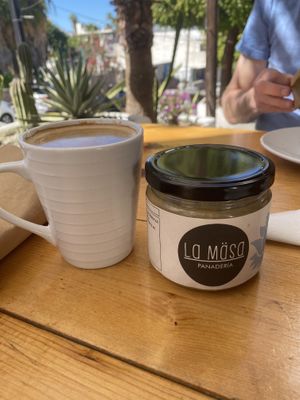   at La Masa Panaderia in La Paz