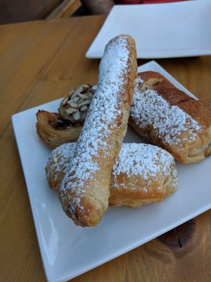 All vegan! at La Masa Panaderia in La Paz