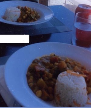 Caril de grão de bico e legumes   at Anastacia Delicatesses in Vila Do Conde