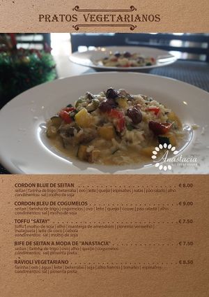 Our food  at Anastacia Delicatesses in Vila Do Conde