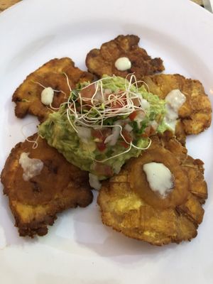 Tostones  at Aroma Isla in Isla Mujeres