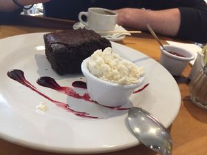 Brownie at Aroma Isla in Isla Mujeres