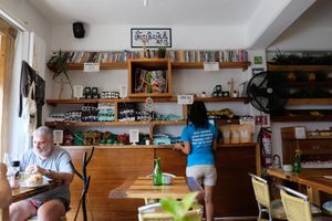 Interior at Aroma Isla in Isla Mujeres