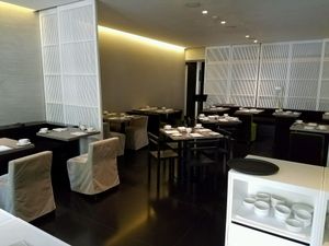 inside dining at La Suite West Hotel in West London