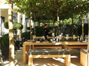 Private Terrace at La Suite West Hotel at La Suite West Hotel in West London