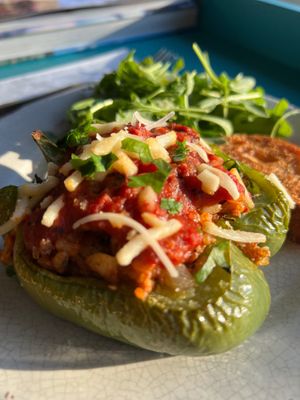 Stuffed peppers  at Alt Eats in Ho-ho-kus
