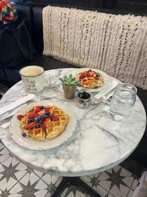 Vegan waffles  at Alt Eats in Ho-ho-kus