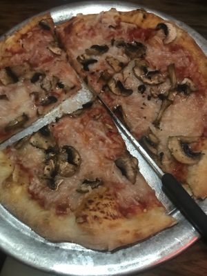 Vegan personal pizza 🍕  at The Brick Pizzeria in Columbus