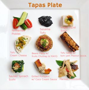 Craft Tapas Plate only 2 times a month during High  Season. at Uguisu Sabou in Kampot