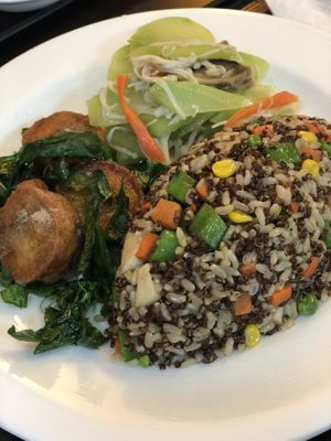 Veg-scallop Rice  at Guan Shi Yin Organic Lifestyle in Taichung