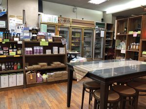 Restaurant and shop are side by side at Guan Shi Yin Organic Lifestyle in Taichung