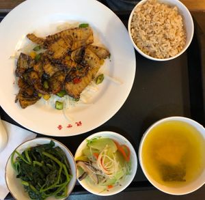 Fried King Oyster Mushroom w. Rosemary & Soy Sauce - AMAZING at Guan Shi Yin Organic Lifestyle in Taichung