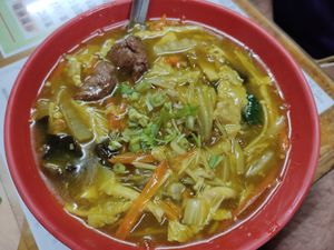 Curry noodles at Jiu Liu Su Shi in Taichung