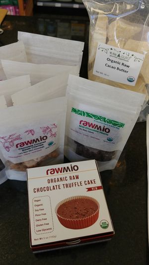 They have brands like rawmio that I don't find anywhere else. at Choices Natural Market in Loves Park