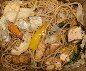 Veggie Tofu Chow Mein at Uncle Tsang's Kitchen - Food Trailer in Portland