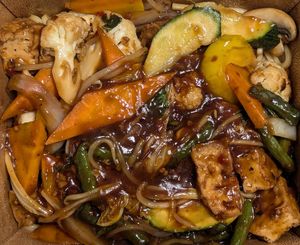 Veggie Dan Dan Noodles at Uncle Tsang's Kitchen - Food Trailer in Portland