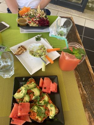 Main dishes   at Super Juice in Praia Da Rocha