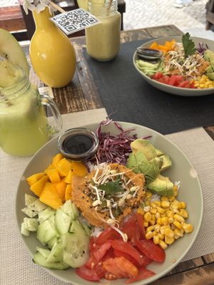   at Super Juice in Praia Da Rocha