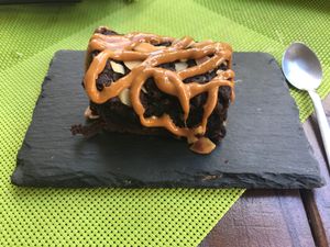 Brownie  at Super Juice in Praia Da Rocha
