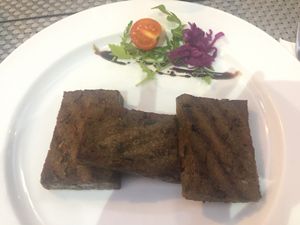 Steak seitan at C19 in Albufeira