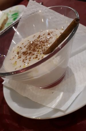 Cinnamon and lemon pudding at C19 in Albufeira