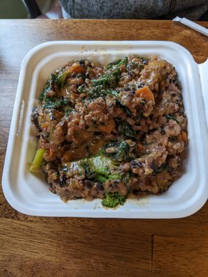 Harvest bowl at Sweet Alchemy Bakery and Cafe in Essex Junction