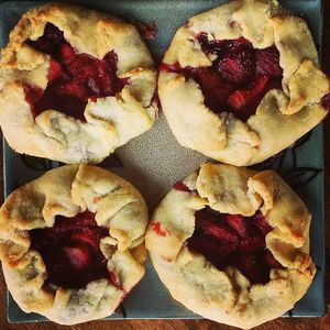 strawberry tarts at Sweet Alchemy Bakery and Cafe in Essex Junction