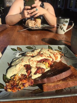Rainbow Roots Omelette at Sweet Alchemy Bakery and Cafe in Essex Junction