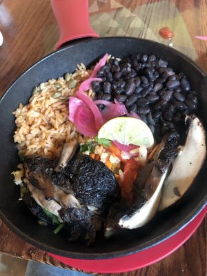 Portobello mushroom fajitas at Cactus - South Lake Union in Seattle