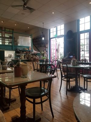   at Farm Girl Cafe in West London