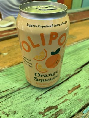 Soda which is good for health! Have you heard of this? It has fiber which is good for digestion.  at Hippy Chick Hummus in Frederick