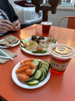   at Hippy Chick Hummus in Frederick