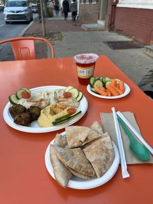   at Hippy Chick Hummus in Frederick