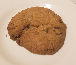 Olive oil cardamom chocolate chip cookie at Hippy Chick Hummus in Frederick