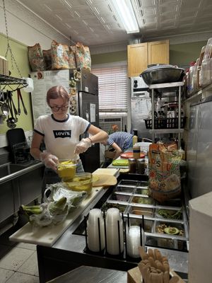   at Hippy Chick Hummus in Frederick