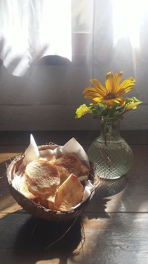 Inhame chips! at Nacasadela in Penedo