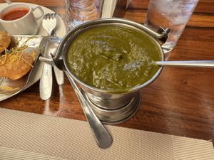 Palak (no pannier)  at Veg-delight in Lilongwe