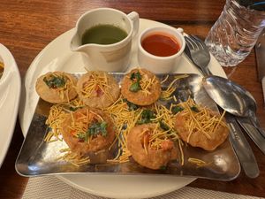 Pani puri  at Veg-delight in Lilongwe