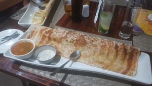 Tuesday dosa day at Veg-delight in Lilongwe