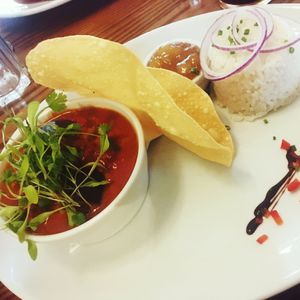 Sweet potato curry!  at The Monkey House in Lymington